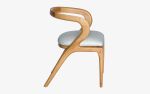 Nana Ashen Wood Dining Chair | Chairs by LAGU. Item composed of wood and fabric
