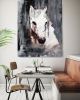 Queen Horse - Oil Painting on Canvas | Oil And Acrylic Painting in Paintings by Irena Orlov. Item composed of canvas and synthetic