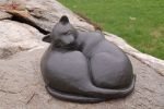 Sleeping Cats | Public Sculptures by Jim Sardonis. Item composed of bronze