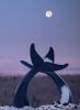 Whale Dance | Public Sculptures by Jim Sardonis. Item composed of bronze and concrete
