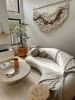 Soft Sculptural Wall Hanging, Natural Fiber "Tides of Unity" | Tapestry in Wall Hangings by Rebecca Whitaker Art. Item composed of wood & cotton compatible with boho and minimalism style