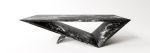 Time/Space Portal Coffee Table in Black Stone | Tables by Neal Aronowitz