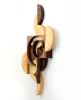 Modern Abstract Wall Sculpture No 3 | Wall Hangings by La Loupe. Item made of maple wood works with minimalism & contemporary style