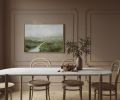 Countryside Landscape Art Print for English Cottage Decor | Prints by Melissa Mary Jenkins Art. Item made of paper compatible with contemporary and country & farmhouse style