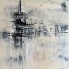 Tension and Flow | Oil And Acrylic Painting in Paintings by Anastasiia Krykun. Item made of canvas compatible with contemporary style