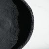 Giant Centerpiece Bowl in Carbon Black Concrete | Decorative Bowl in Decorative Objects by Carolyn Powers Designs. Item made of concrete works with minimalism & contemporary style