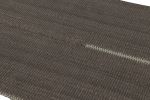Rug & Kilim's Accent Kilim, Gray Textural Stripes with Beige | Area Rug in Rugs by Rug and Kilim