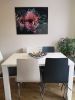 Flower Power | Oil And Acrylic Painting in Paintings by Judy Century Art. Item composed of synthetic