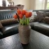 Large Vase with Weave Pattern | Vases & Vessels by Donna de Soto. Item made of ceramic