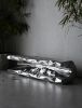 Wave-Form Steel Bench — Tarifa by Nitush Aroosh | Benches & Ottomans by Nitush Aroosh. Item composed of steel in contemporary or eclectic & maximalism style