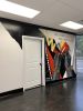 Abstract Portrait Mural (1 of 2): Credit Repair Office | Murals by Devona Stimpson | Honore Credit Consultants in New Orleans. Item made of synthetic