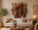 Burning Beneath the Tide | Macrame Wall Hanging in Wall Hangings by A Modern Take Fiber Art. Item composed of wood & cotton compatible with boho and coastal style