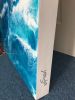 Stormy Seas | Oil And Acrylic Painting in Paintings by Art By Skevi. Item composed of wood and synthetic