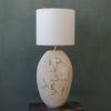 Handcrafted ceramic lamp base : Fragments | Table Lamp in Lamps by Ingrid Vermulst by Studio Wild Orange. Item composed of stoneware compatible with boho and contemporary style