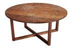 Nail Inlay Table No.42 | Coffee Table in Tables by Peter Sandback. Item composed of walnut compatible with minimalism and contemporary style