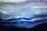 Arctic Adventure Beautiful Blue Arctic Wallpaper Mural | Wall Treatments by MELISSA RENEE fieryfordeepblue  Art & Design. Item in coastal or modern style
