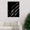 Black Interrupted 1037 | Prints by Petra Trimmel. Item composed of canvas and paper