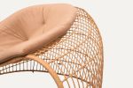 Neo Rattan Lounge Chair | Chairs by Monarca Goods. Item composed of synthetic in boho or coastal style