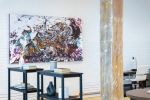 Landscape #18 | Oil And Acrylic Painting in Paintings by Zahra Nazari Studios | New York in New York. Item composed of canvas and synthetic in contemporary or modern style