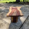 Live edge Indian Rosewood Coffee Table | Tables by Marks Artisan Woodcrafts. Item in contemporary or art deco style