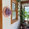 Multi-Purple Pachanoi | Wall Sculpture in Wall Hangings by Sienna Martz. Item made of wood with fabric works with contemporary style