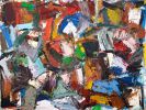 Abstract Oil Painting | Oil And Acrylic Painting in Paintings by Ethan Newman. Item made of canvas compatible with mid century modern and contemporary style