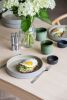 Stoneware Dinner Plates With High Sides "Concrete" | Dinnerware by Creating Comfort Lab. Item composed of stoneware