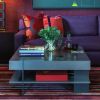 CT-21S Coffee Table with Shelf in Smoke Gray Oak and Graphit | Tables by Antoine Proulx Furniture, LLC | The Laureate in New York. Item made of oak wood