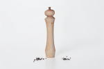 Large Maple Pepper Mill with Gold Accent – Hand‑Turned | Cooking Utensil in Utensils by Holzkunst Samuel Meisinger. Item made of wood works with minimalism & art deco style