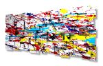 "Drip" Metal Wall Art Sculpture | Wall Sculpture in Wall Hangings by Karo Studios | Los Angeles in Los Angeles. Item composed of steel