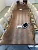 Claro Walnut Live Edge Conference Table | Tables by Alabama Sawyer. Item made of walnut