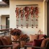 Handmade Metal Vertical Garden Wall Art: Colorful Diamond Sc | Sculptures by Sarmal Design. Item made of metal works with mid century modern & contemporary style