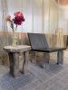 Organic hand sculpted table in black ceramic | Side Table in Tables by Ingrid Vermulst by Studio Wild Orange | CASA DECOR 2026 in Madrid. Item composed of stoneware in contemporary or japandi style