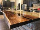 Willow Acacia Kitchen Island | Countertop in Furniture by Live Edge Lust. Item composed of wood and granite