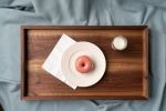 Handmade Walnut Wood & Brass Tray | Serving Tray in Serveware by Alabama Sawyer. Item made of oak wood