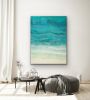 Private Collection:  Maldives Retreat | Oil And Acrylic Painting in Paintings by MELISSA RENEE fieryfordeepblue  Art & Design. Item made of wood & synthetic compatible with coastal style