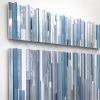 Various "Pixel" and "Weave" Mosaic Wall Sculptures | Wall Hangings by Michael Curry Mosaics | ProMedica Toledo Hospital in Toledo. Item made of glass