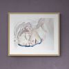 Interlude No. 8 : Original Watercolor Painting | Paintings by Elizabeth Becker. Item composed of paper in minimalism or contemporary style