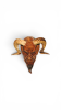 Archaic Demon Sculpture in Hand-Carved High-Altitude Timber | Decorative Objects by Holzkunst Samuel Meisinger. Item made of wood works with art deco style