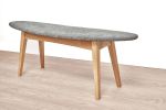 wood bench SURF | Benches & Ottomans by VANDENHEEDE FURNITURE-ART-DESIGN. Item composed of oak wood in mid century modern or contemporary style