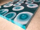Deep Bloom | Oil And Acrylic Painting in Paintings by Art By Skevi. Item made of wood with synthetic