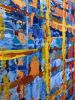Sun Grid | Oil And Acrylic Painting in Paintings by KARDIMAGO. Item composed of synthetic