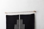 LLAMA Handwoven Tapestry, Ébano | Wall Hangings by ANDEAN. Item composed of wool and bronze in contemporary or traditional style