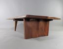 Solid walnut dining table inspired by George Nakasahima | Desk in Tables by GideonRettichWoodworker. Item composed of walnut in minimalism or mid century modern style