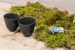 Matte Black Cup Set | Drinkware by Laura Letinsky. Item made of ceramic