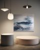 By the crash of a wave | Oil And Acrylic Painting in Paintings by Francesca Borgo. Item made of canvas works with minimalism & contemporary style