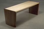 Parenthetical bench | Benches & Ottomans by Eben Blaney Furniture | Farnsworth Art Museum in Rockland. Item composed of wood
