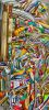 'Metro City London' | Oil And Acrylic Painting in Paintings by Sangeeta Sagar. Item composed of paper in contemporary or modern style