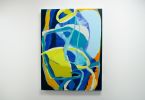 Jellyfish Head | Oil And Acrylic Painting in Paintings by Claire Desjardins. Item composed of canvas & synthetic