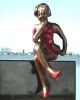 After Theatre | Sculptures by Nina Winters. Item made of bronze with marble